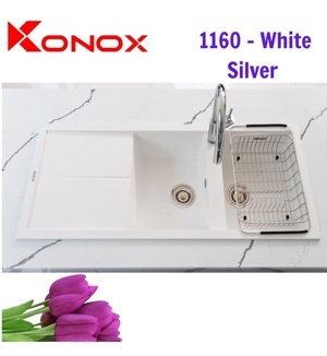 Chậu rửa bát đá Konox Livello 1160