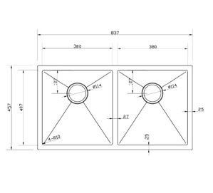 Chậu rửa bát Daeshin SQS-1717