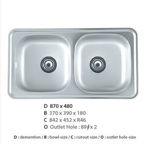 Chậu rửa bát Ecofa ESD-870