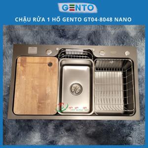 Chậu rửa bát Gento GT04-8048 Nano