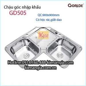 Chậu rửa bát Gorlde GD 505 (90x90cm)