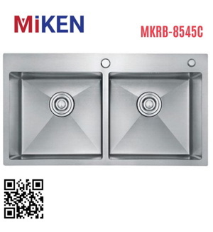 Chậu rửa bát Handmade Inox 304 Miken MKRB-8545C (85x45x25cm)