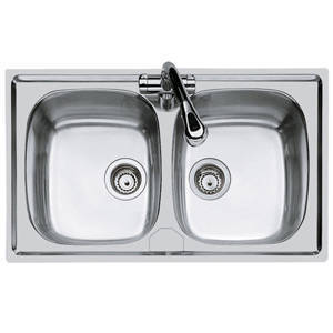 Chậu rửa bát 2 hố bàn Sơn Hà S1000