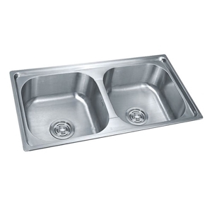 Chậu rửa bát inox 2 hố cân Toàn Thắng T7541