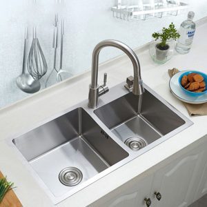 Chậu rửa bát inox 2 hố Zento HD8245-304