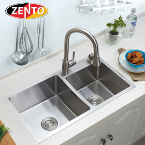 Chậu rửa bát inox 2 hố Zento HD8245-304