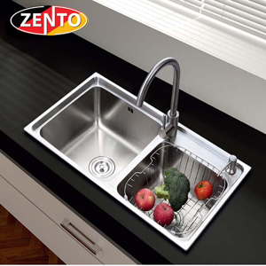 Chậu rửa bát inox 2 hố Zento HD8045-304GM