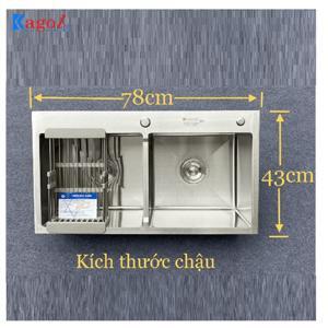 Chậu rửa bát INOX 304 Kanra K-7843