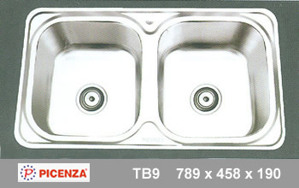 Chậu rửa bát inox 304 Picenza TB9 (TB-9)