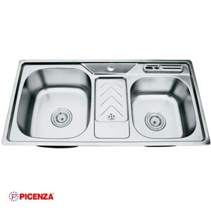 Chậu rửa bát inox cao cấp Picenza PZ99046B (PZ9-9046B)