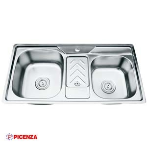 Chậu rửa bát inox cao cấp Picenza PZ99046 (PZ9-9046)