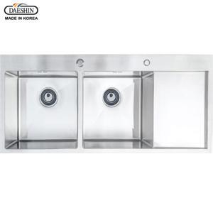 Chậu rửa bát inox Daeshin SQS-11048, 2 hố