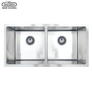 Chậu rửa bát inox Daeshin SQS-8045, 2 hố