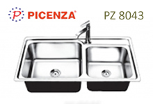 Chậu rửa bát inox nhập khẩu Picenza PZ8043 (PZ-8043)