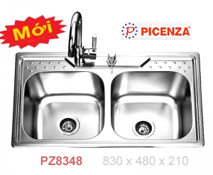 Chậu rửa bát inox nhập khẩu Picenza PZ8348 (PZ-8348)