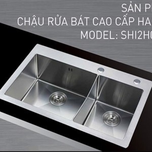 Chậu rửa bát inox Sơn Hà HD7846