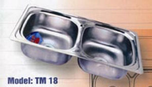 Chậu rửa bát 2 hố inox Tân Mỹ  TM18 (TM-18)