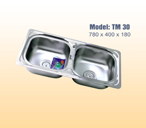 Chậu rửa bát inox Tân Mỹ TM30 (TM-30)