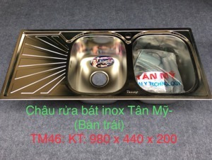 Chậu rửa bát inox Tân Mỹ TM46 (TM-46)