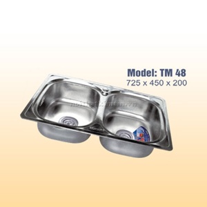 Chậu rửa bát inox Tân Mỹ TM48 (TM-48)