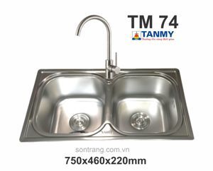 Chậu rửa bát inox Tân Mỹ TM74