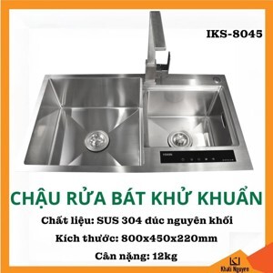 Chậu rửa bát khử khuẩn Hiwin IKS-8045