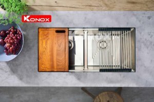 Chậu rửa bát Konox KN8745DUB