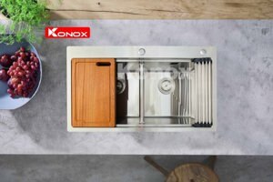 Chậu rửa bát Konox KN8850TD