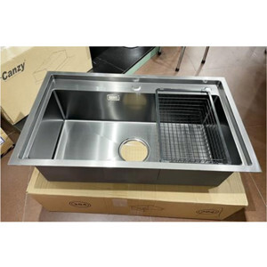 Chậu rửa bát một hố đúc Inox Miken MKRB – 7846B