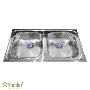 Chậu rửa bát nhập khẩu Thái Lan Mirolin MT1000-2B