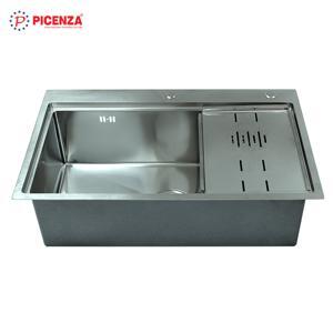 Chậu rửa bát Picenza 2 hố cân 304 HM7843-615 (780x430mm)