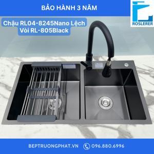 Chậu rửa bát Roslerer RL04-8245 Nano Lệch