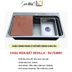 Chậu rửa bát Sevilla SV-7546N1