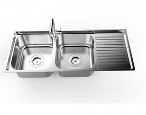 Chậu rửa bát Sơn Hà Premium S105D2.3 304