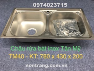 Chậu rửa bát Tân Mỹ TM40