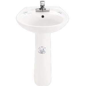 Chậu rửa chân dài treo tường Hảo Cảnh HC C01D