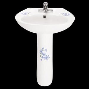 Chậu rửa chân dài treo tường Hảo Cảnh HC C01D