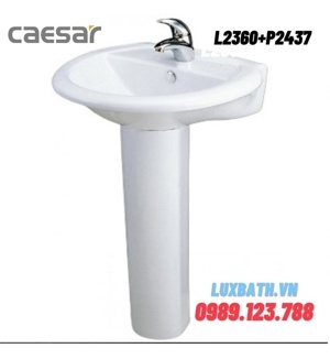 Chậu rửa chân đứng Caesar L2360+P2437