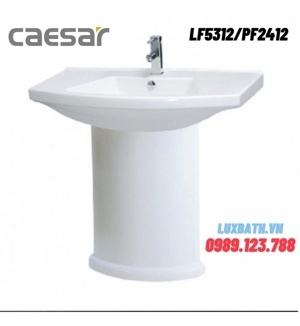 Chậu rửa mặt Caesar LF5312 + PF2412