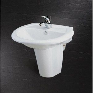 Chậu rửa chân lửng Caesar L2360 + P2439