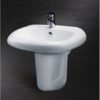 Chậu rửa chân lửng Caesar L2560+P2441