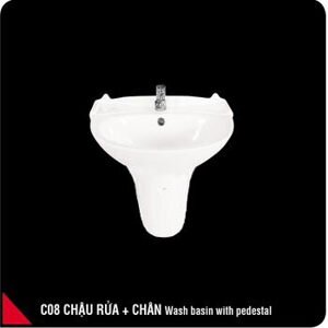 Chậu rửa chân lửng Hảo Cảnh HC C08N