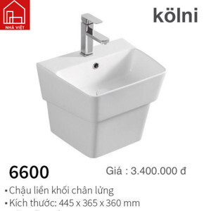 Chậu rửa chân lửng Kolni 6600