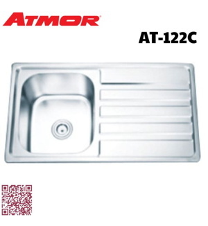 Chậu rửa chén 1 hộc 1 cánh Atmor AT-122C