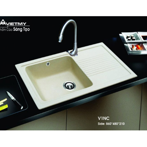 Chậu rửa chén bằng đá Việt Mỹ V1NC