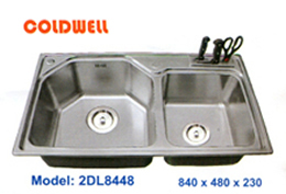 Chậu rửa chén Coldwell 2DL8448