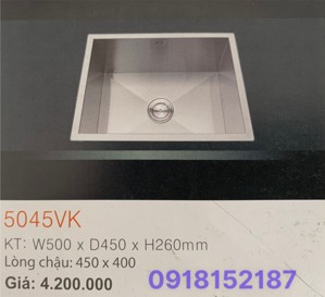 Chậu rửa chén Erowin 5045VK