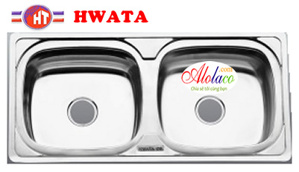 Chậu rửa chén Hwata 2 hộc BD3