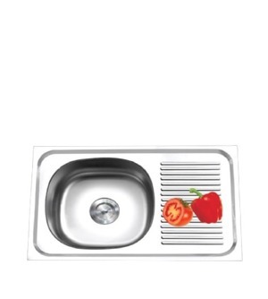 Chậu rửa chén inox 1 hộc 1 cánh Toàn Mỹ AH 1-1