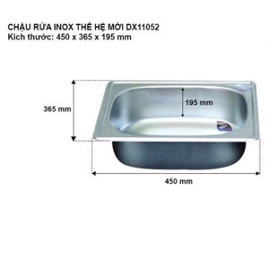 Chậu rửa chén inox 1 hộc đơn Đại Thành DA30